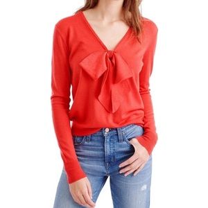 J .Crew Merino Wool Bow Sweater S